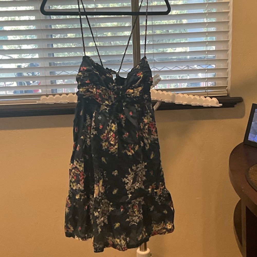 Abercrombie & Fitch floral butterfly dress size large